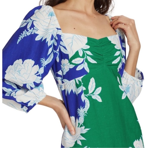 New FARM Rio Soft Garden Linen-Blend
Mini Dress - Picture 4 of 4